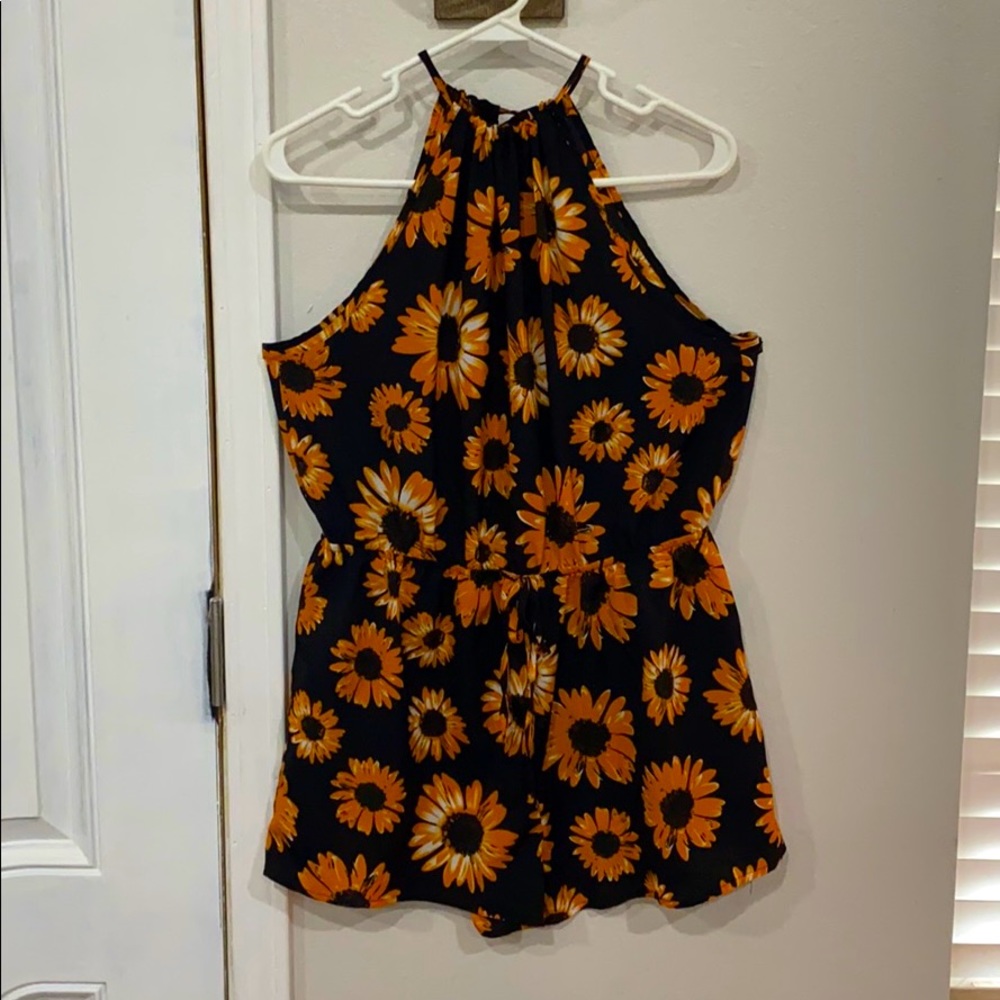 Sunflower romper
